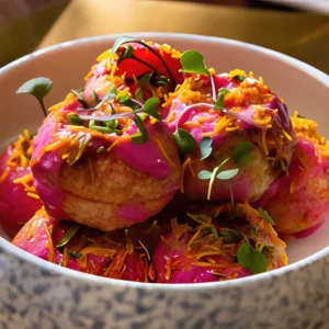 Beet Dahi Puri